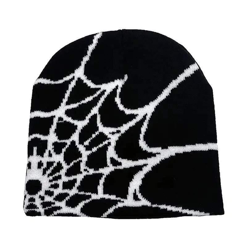 Y2K Beanie Spider Web Beanie