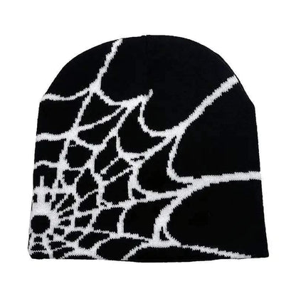 Y2K Beanie Spider Web Beanie