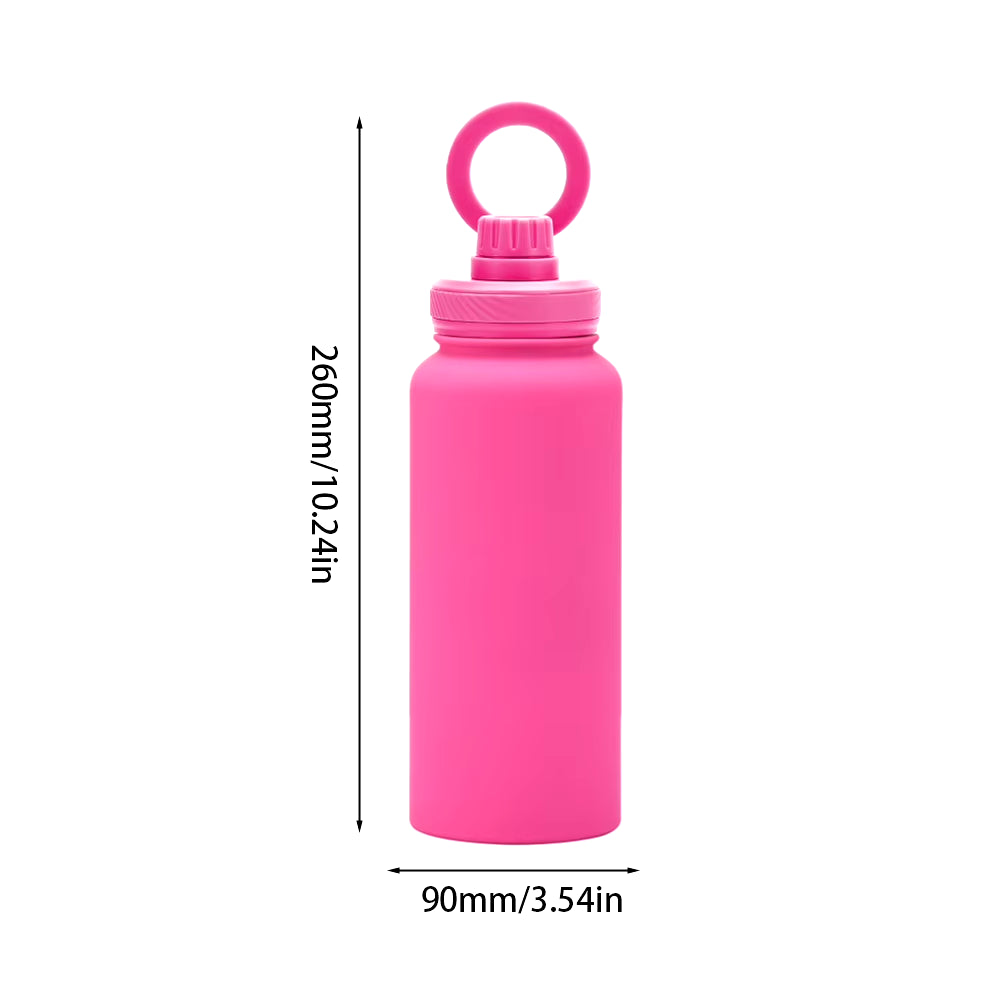 For Magsafe 1L/950ML Insulated Bottle Water Bottle with Rotating Phone Holder Thermal Water Cup Thermal Mug for Outdoor Sports