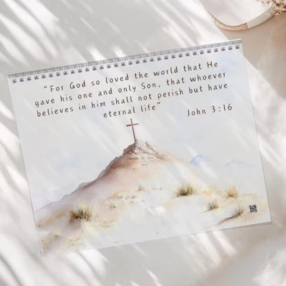 Bible Verse Calendar Decorative Bible Verse Wall Calendar Jesus Christ Calendar Wall Decorations Inspirational Calendar 2025