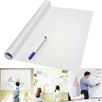 Erasable Whiteboard Blackboard Sticker PVC Teaching Wall Adhesive Blackboard Whiteboard Graffiti Education Whiteboard Sticker